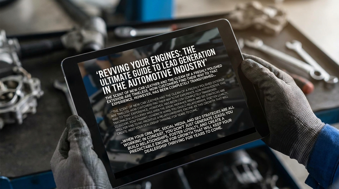 Automotive Lead Generation: A Dealer's Guide to More Sales